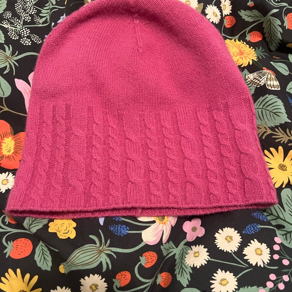 Pistil Wool Cashmere Winter Hat Beanie Pink - Picture 3 of 4